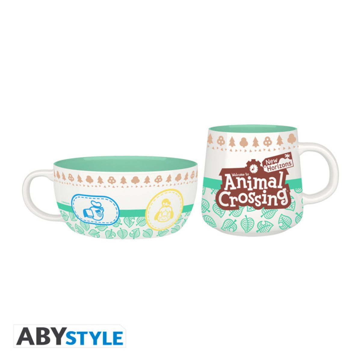 Animal Crossing Breakfast Set Tasse und Bowl