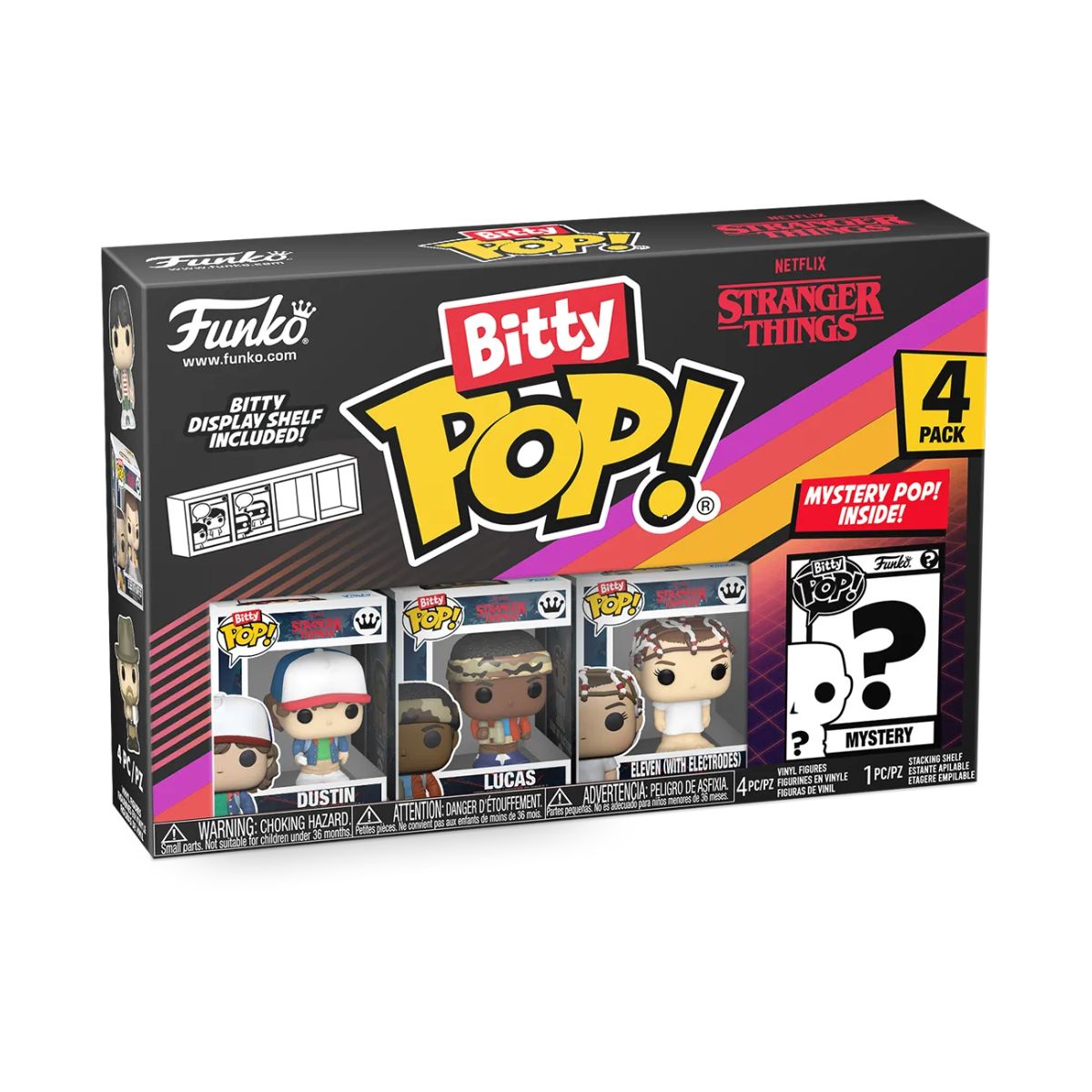 Bitty POP! Dustin (4pk) Stranger Things
