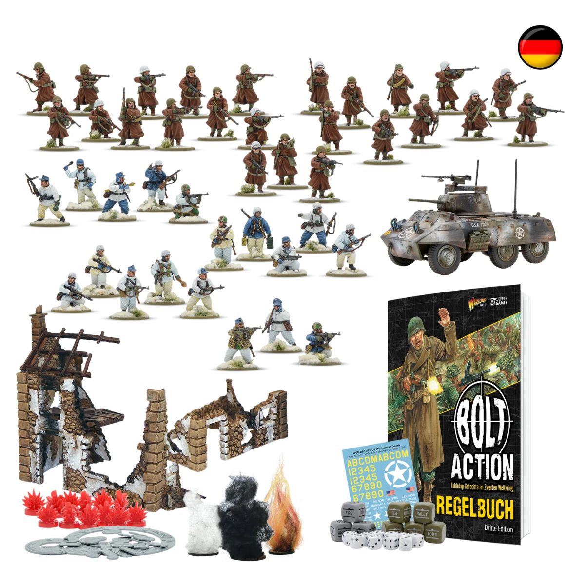 Bolt Action Battle of The Bulge Deutsch Dritte Edition