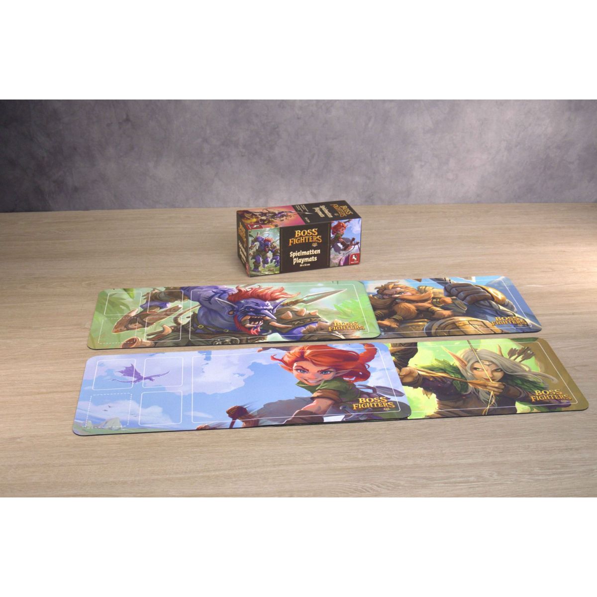Boss Fighters QR Spielmatten