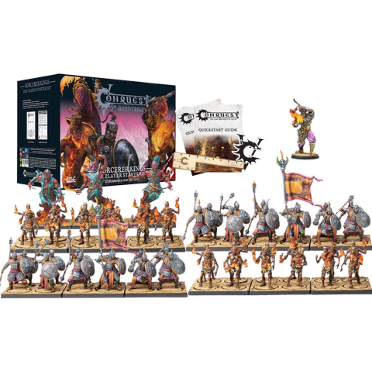 Conquest Sorcerer Kings One Player Starter Set 5th Anniversary