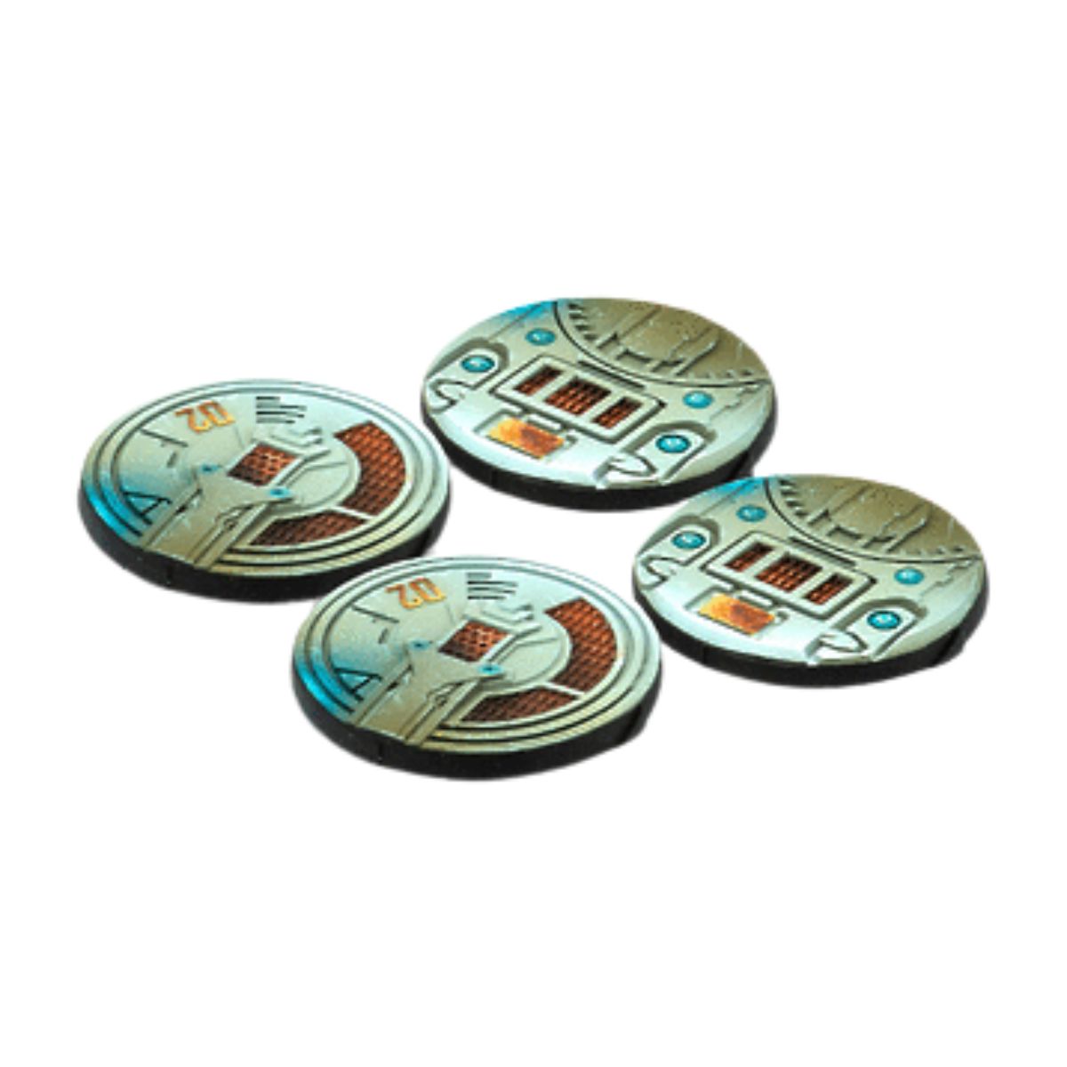 Corvus Belli Infinity 40mm Scenery Bases, Beta Series
