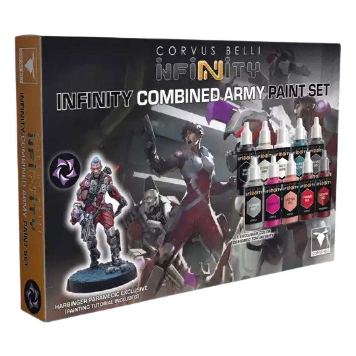 Corvus Belli Infinity Combined Army Paint Set Harbinger Paramedic Exclusive