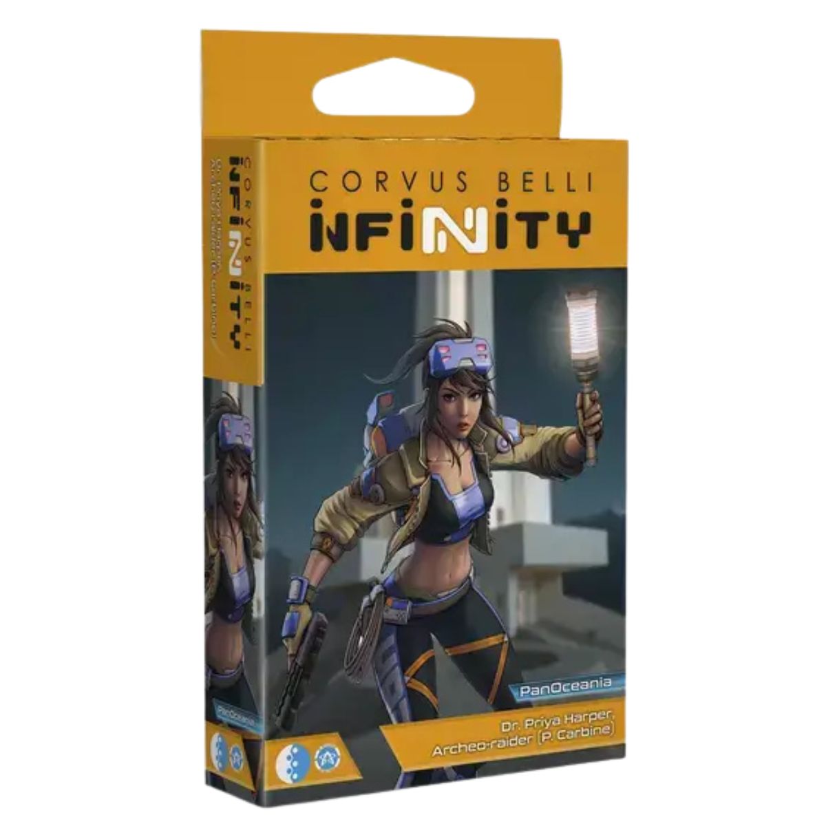 Corvus Belli Infinity Dr. Priya Harper, Archeo-raider (Plasma Carbine)