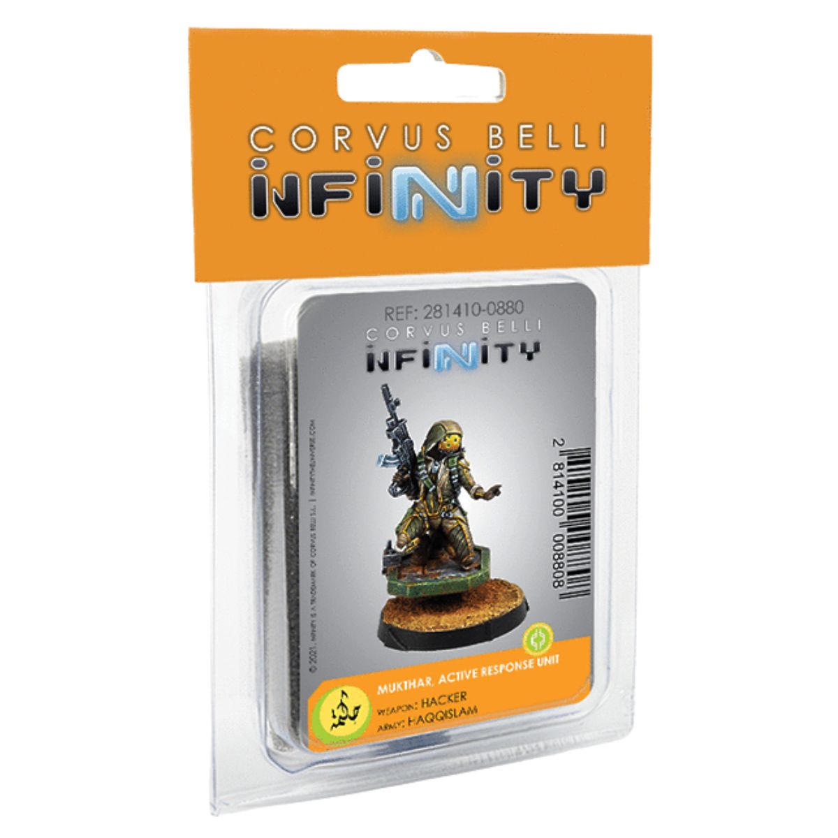 Corvus Belli Infinity Mukthar, Active Response Unit (Hacker)