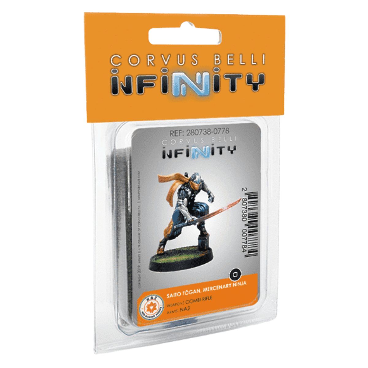 Corvus Belli Infinity Saito Tōgan, Mercenary Ninja (Combi Rifle)