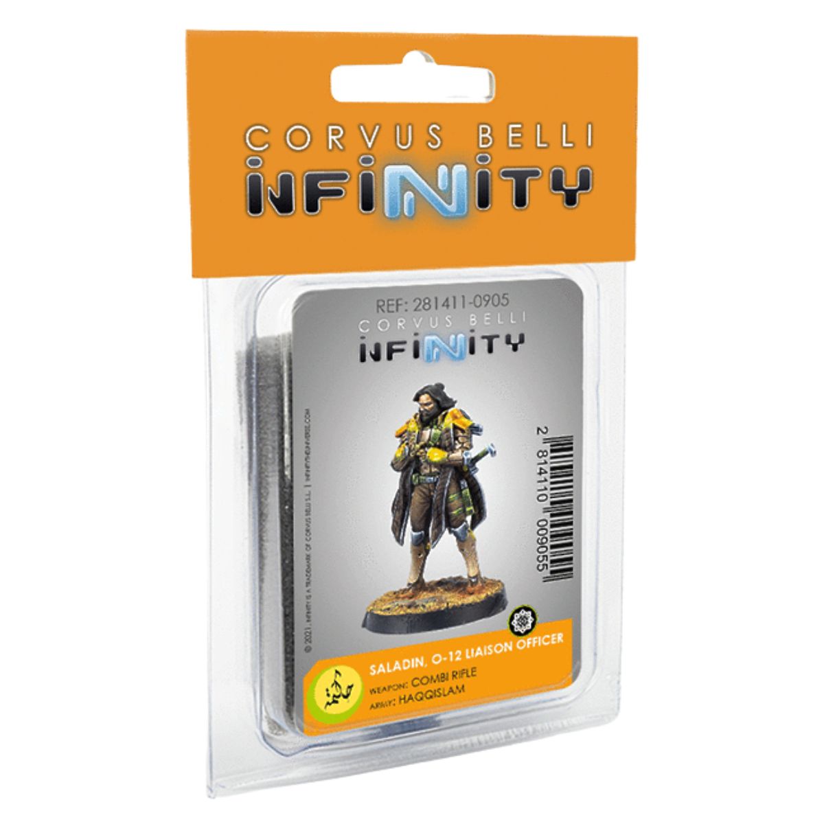 Corvus Belli Infinity Saladin, O-12 Liaison Officer (Combi Rifle)
