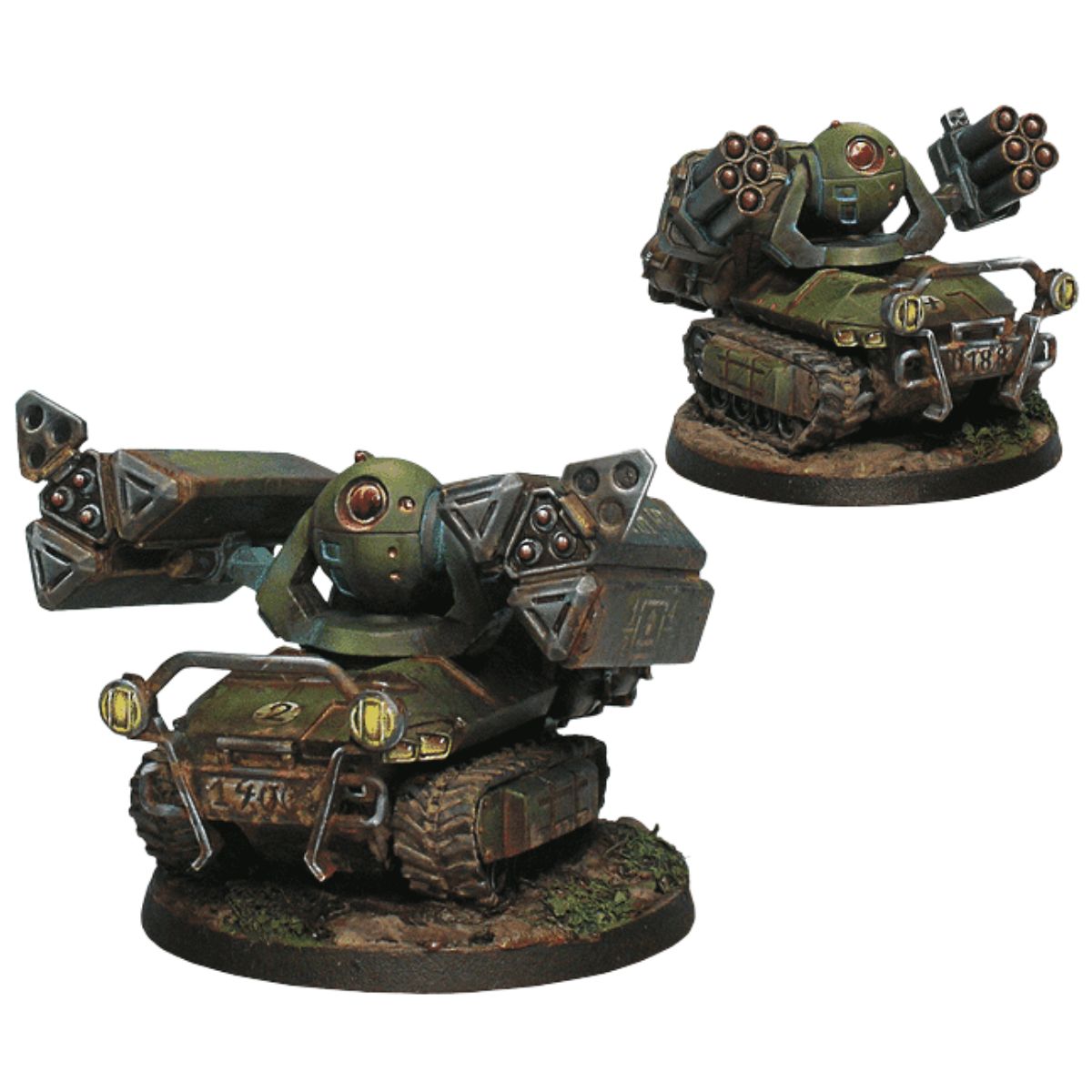 Corvus Belli Infinity Traktor Muls. Regiment of Artillery and Support