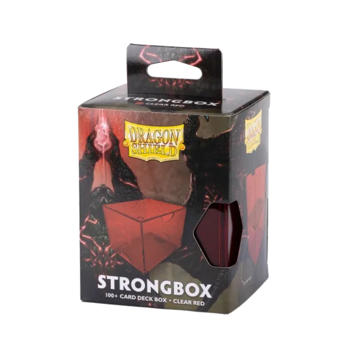 Dragon Shield Strongbox Clear Red