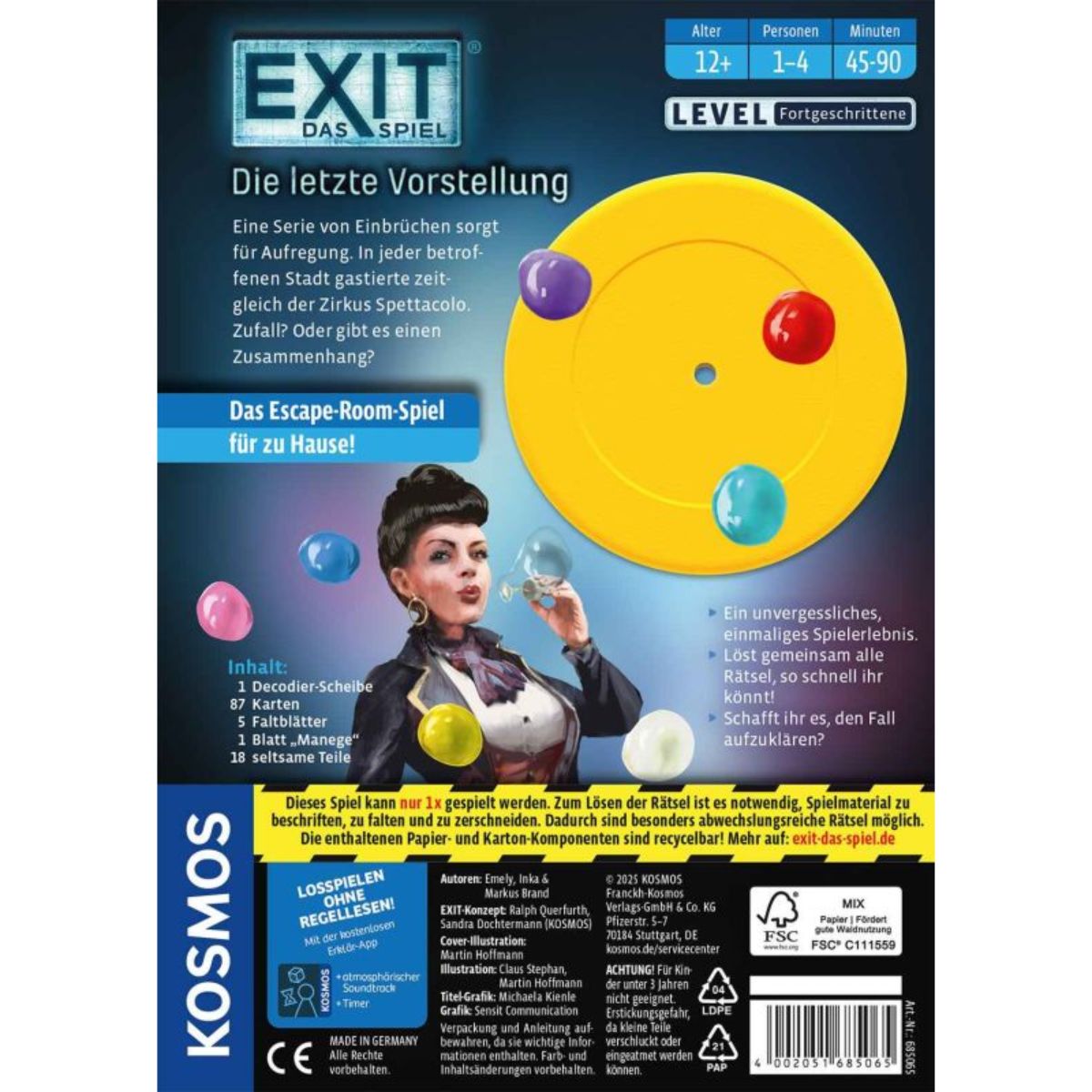 EXIT Das Spiel: Die letzte Vorstellung