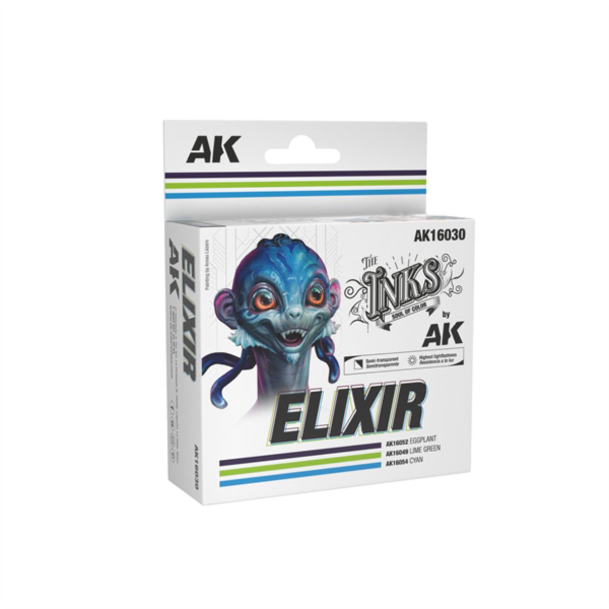 AK Interactive The INKS - SETS Elixir Colors Set