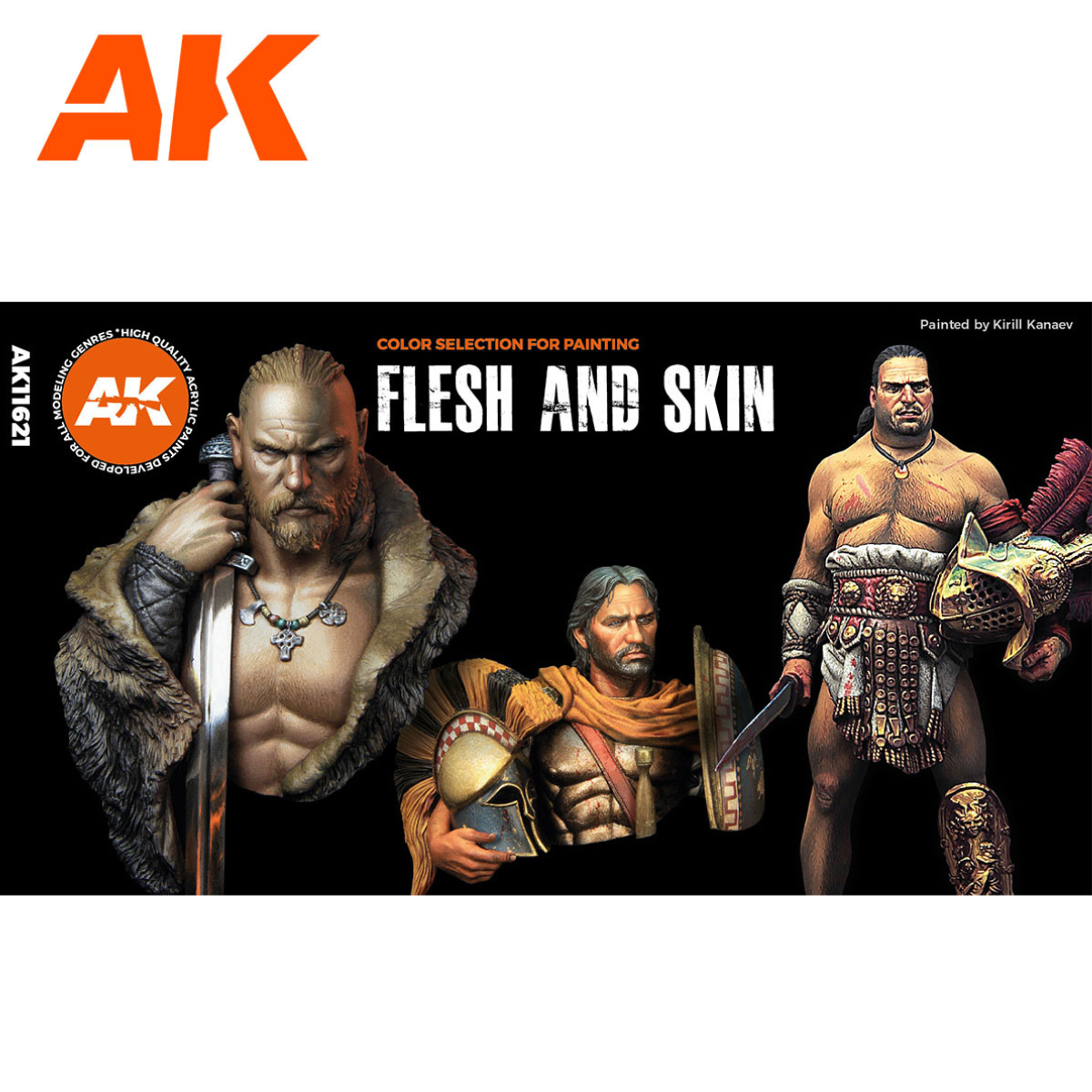 AK Interactive Flesh And Skin Colors 3G