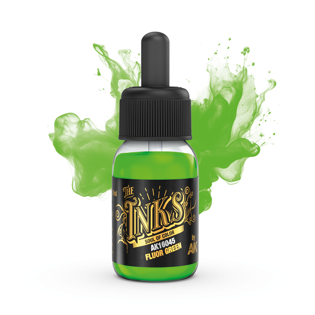 AK Interactive The INKS Fluor Green