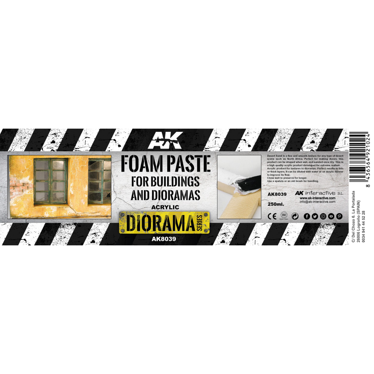 AK Interactive Texturizador para Espuma y Sellador