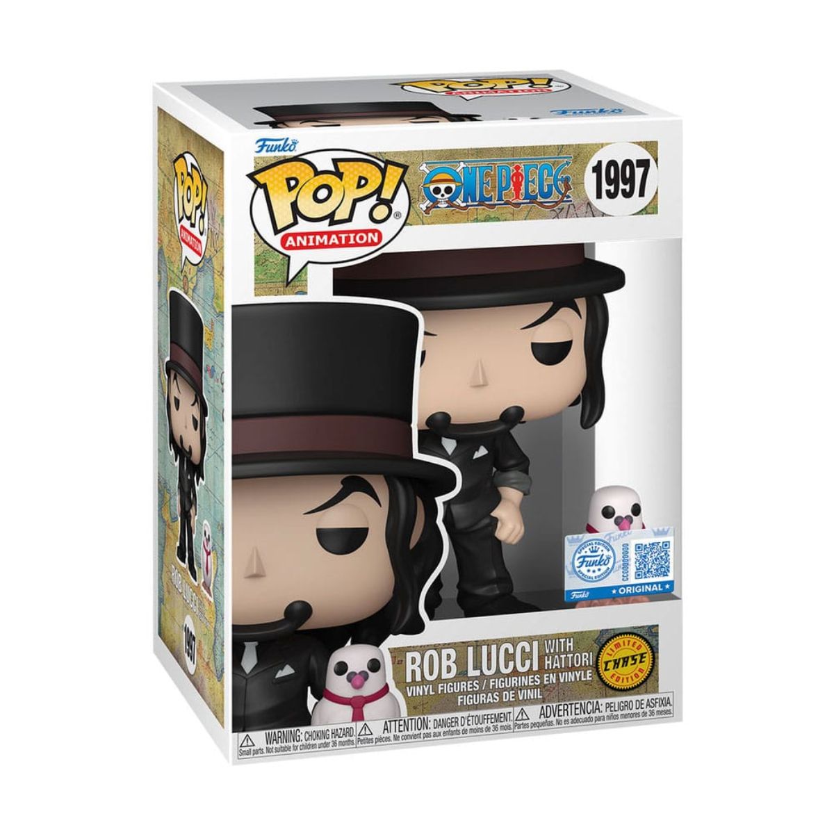 Funko POP! One Piece Rob Lucci und Hattori #1997 (Chase)