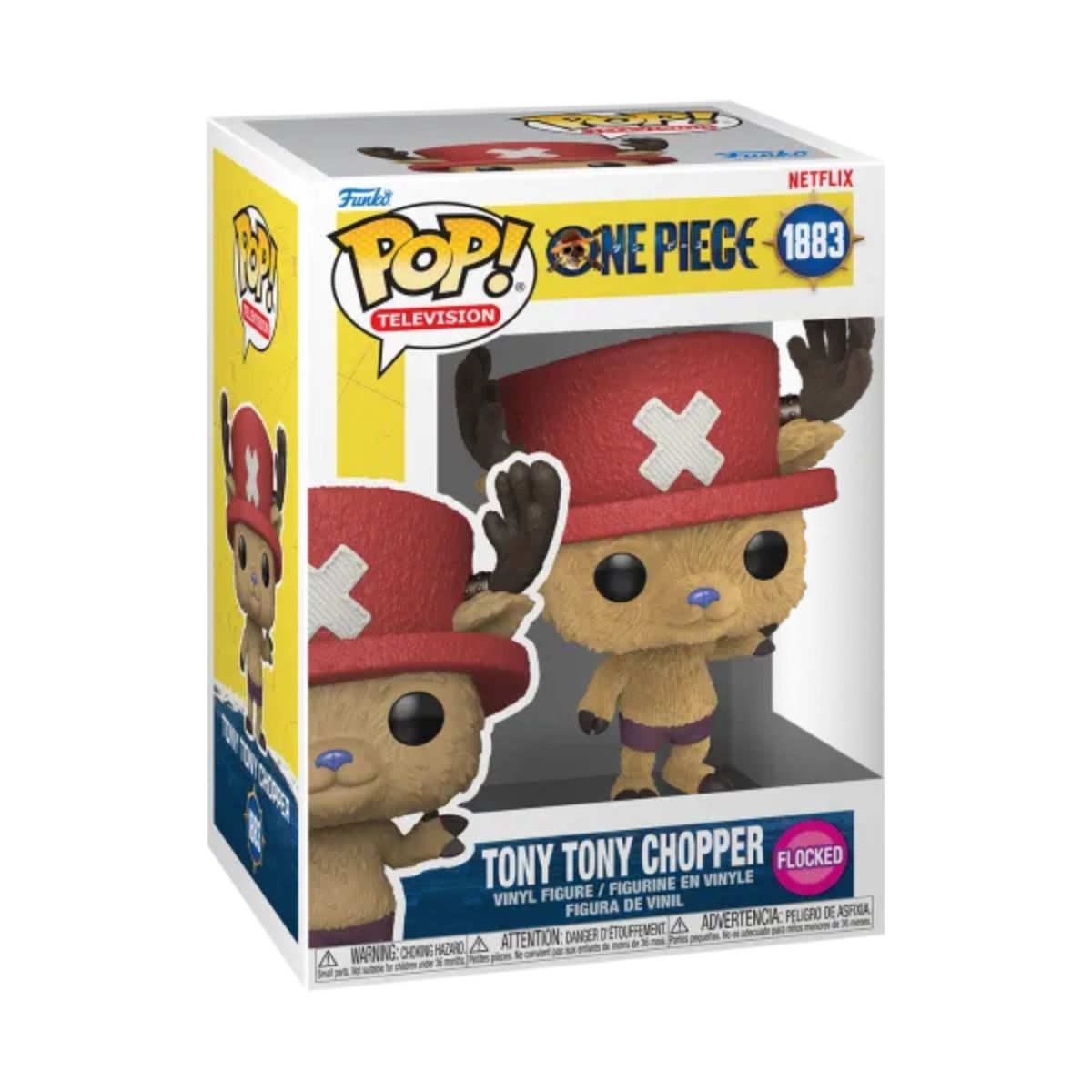 Funko POP! One Piece Tony Tony Chopper Flocked #1883