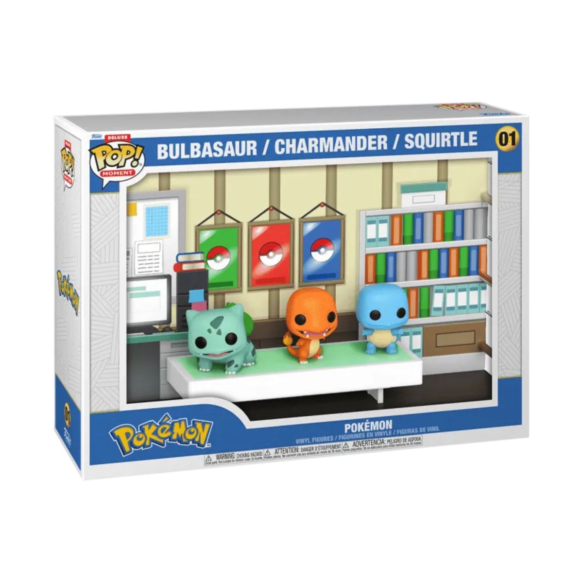 Funko Pops Moments DLX Pokémon Starters (1996) Moment Deluxe