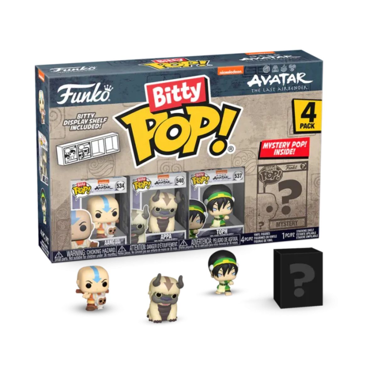 Funky Bitty POP! Avatar The Last Airbender (4-Pack Series 1)