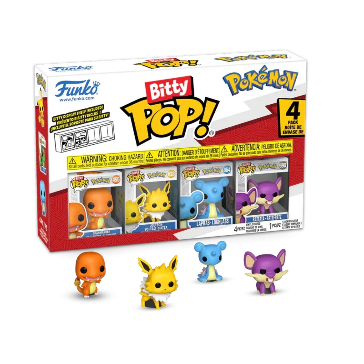 Funky Bitty POP! Pokémon Glumanda (4 Packs Series 2)