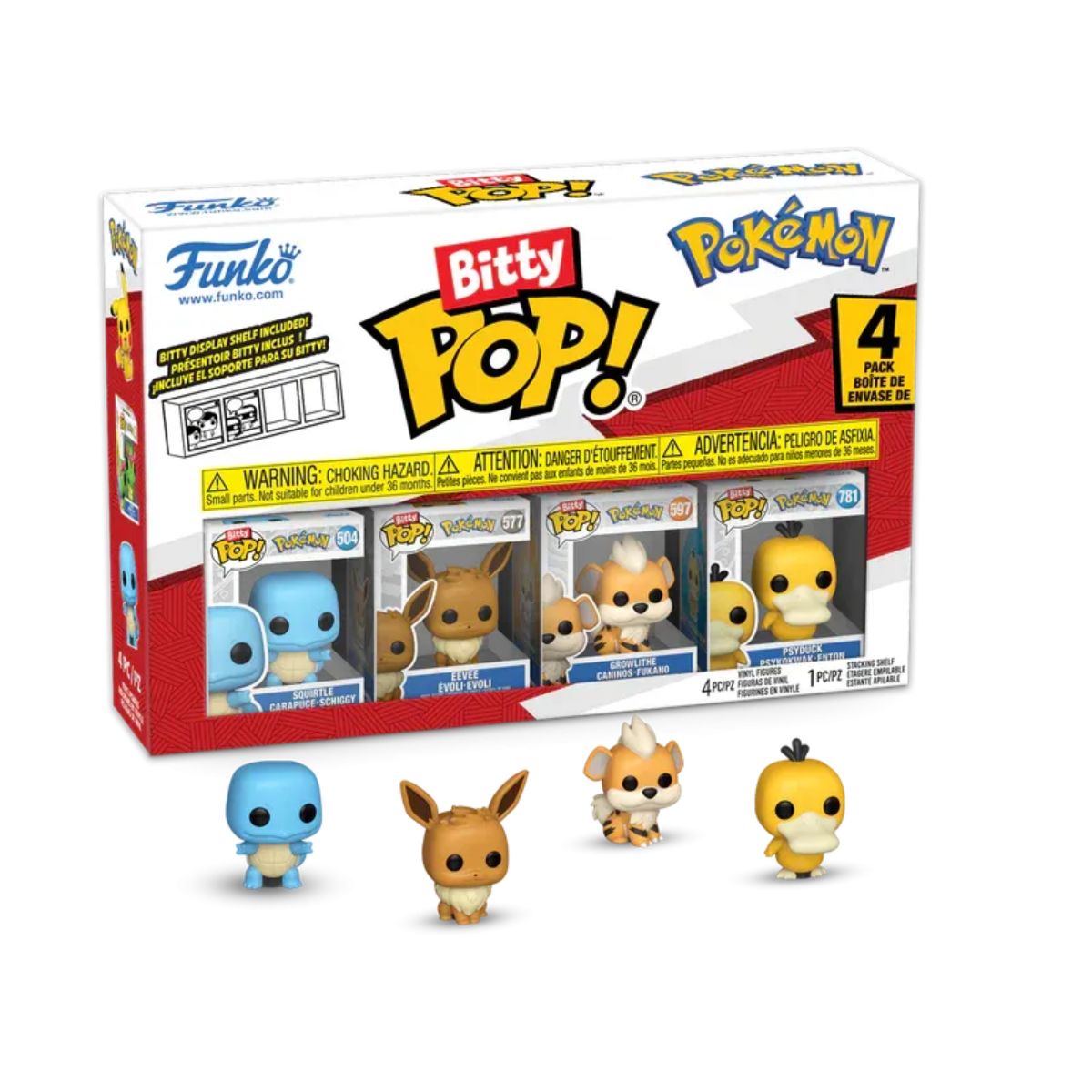 Funky Bitty POP! Pokémon Bisasam (4 Packs Series 4)