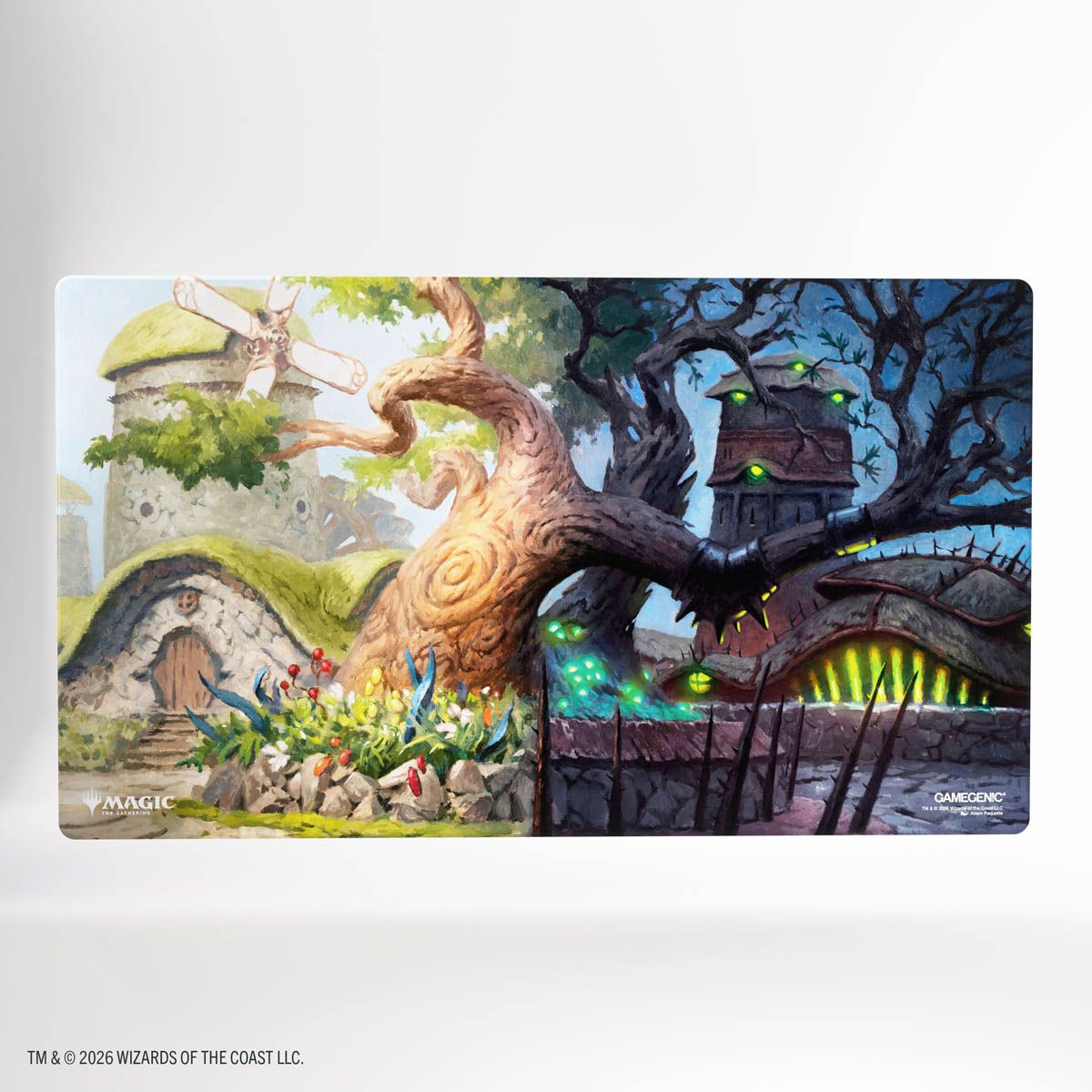 Gamegenic Magic The Gathering Lorwyn Eclipsed Shiny Playmat Temple Garden