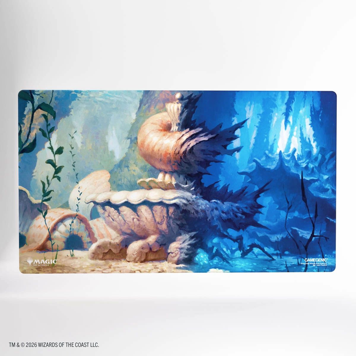 Gamegenic Magic The Gathering Lorwyn Eclipsed Shiny Playmat Hallowed Fountain