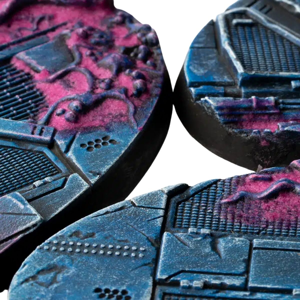 Gamers Grass Alien Infestation Bases, Oval 75mm (x3)