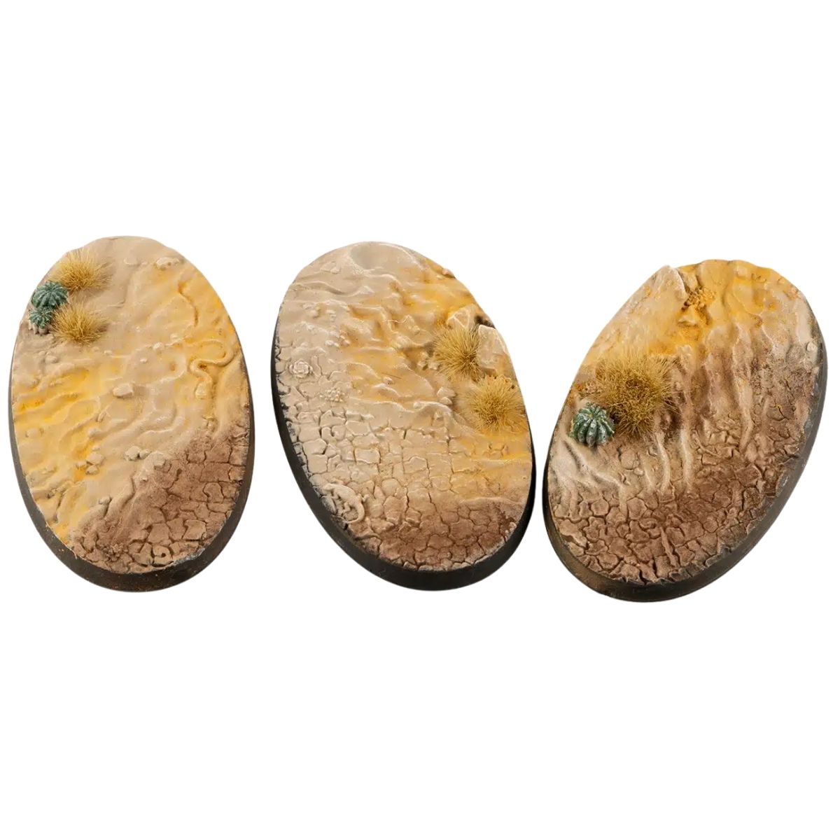 Gamers Grass Deserts of Maahl Bases, Oval 75mm (x3)