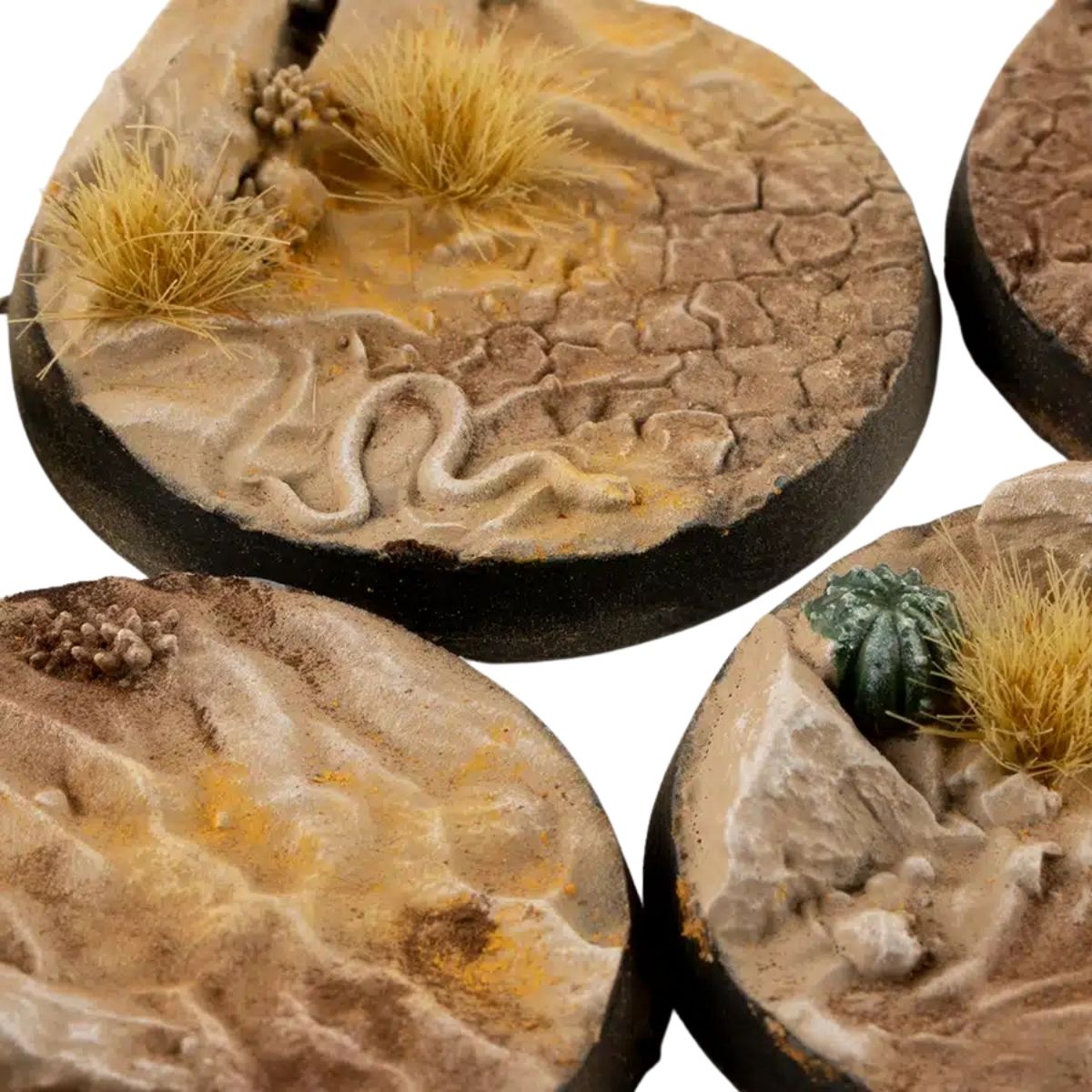 Gamers Grass Deserts of Maahl Bases, Round 40mm (x5)