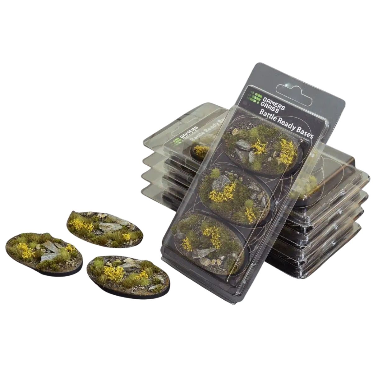 Gamers Grass Highland Bases, Oval 75mm (x3)