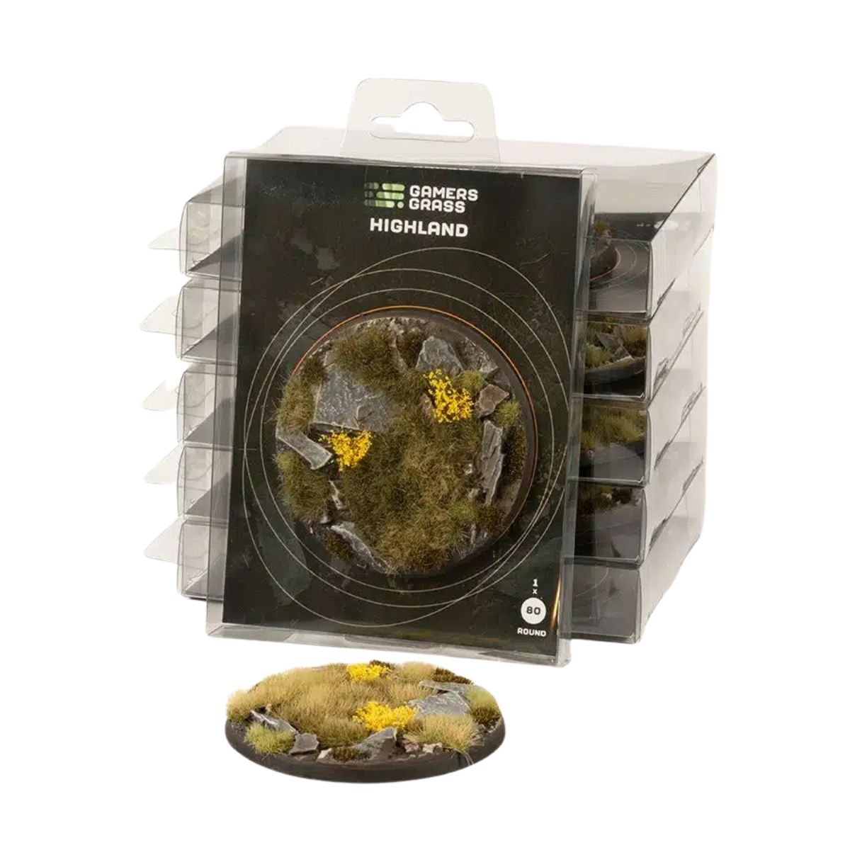 Gamers Grass Highland Bases, Round 80mm (x1)