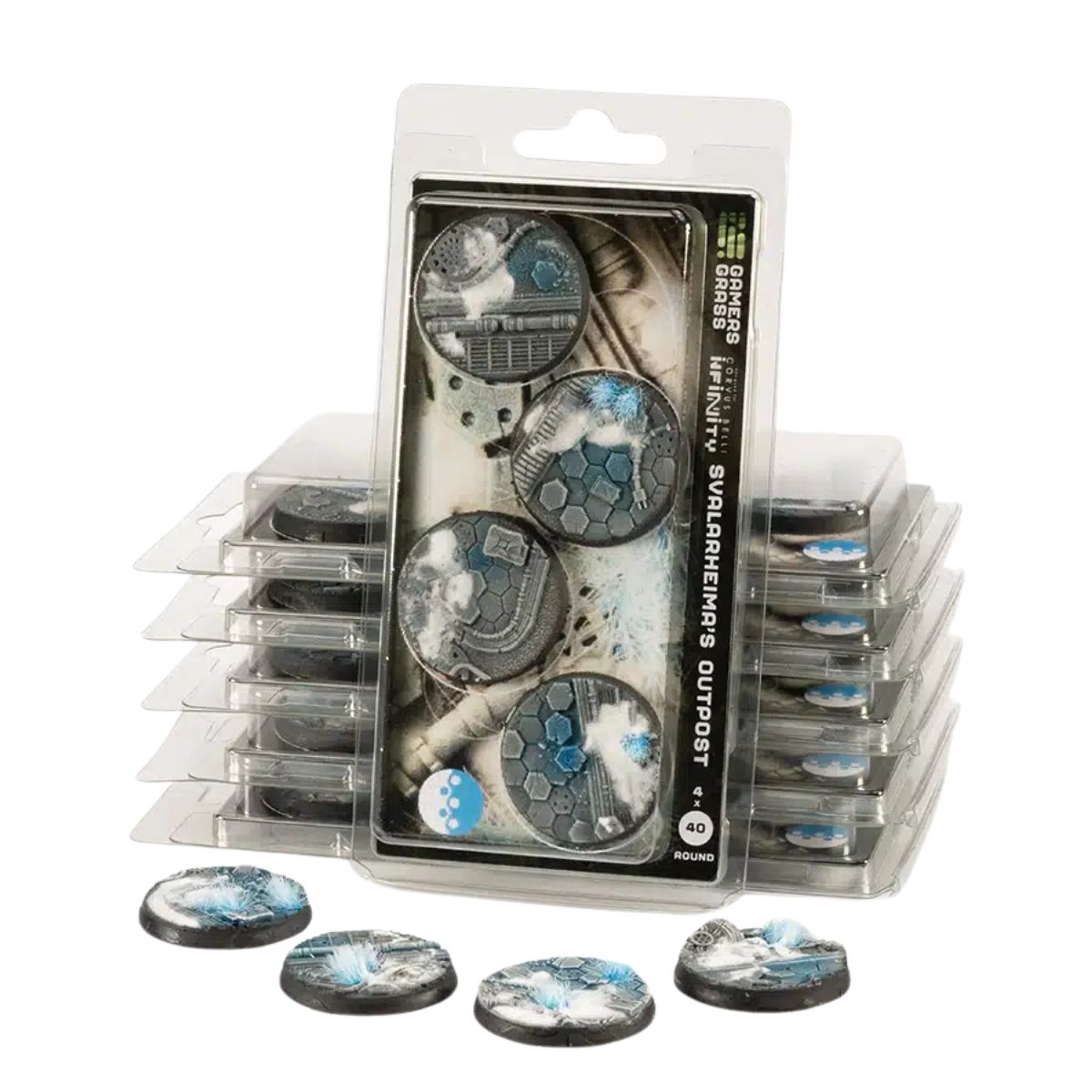 Gamers Grass Svalarheima’s Outpost Bases, Round 40mm (x4)