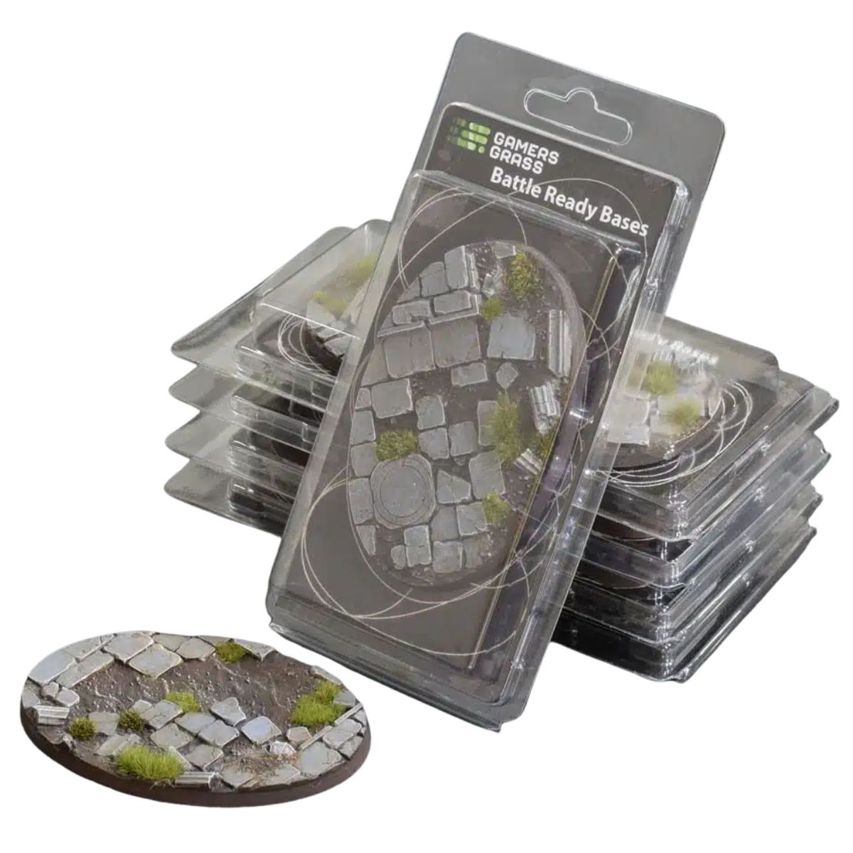 Gamers Grass Temple Bases, Oval 105mm (x1)