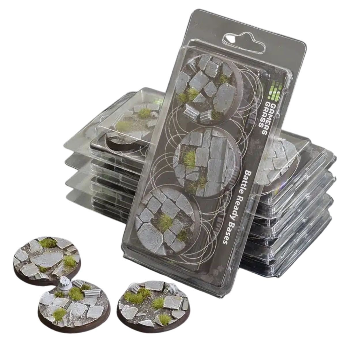 Gamers Grass Temple Bases, Round 50mm (x3)