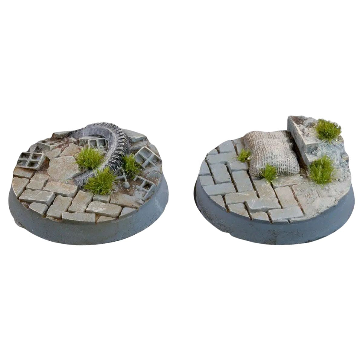 Gamers Grass Urban Warfare Bases, Round 32mm (x8)
