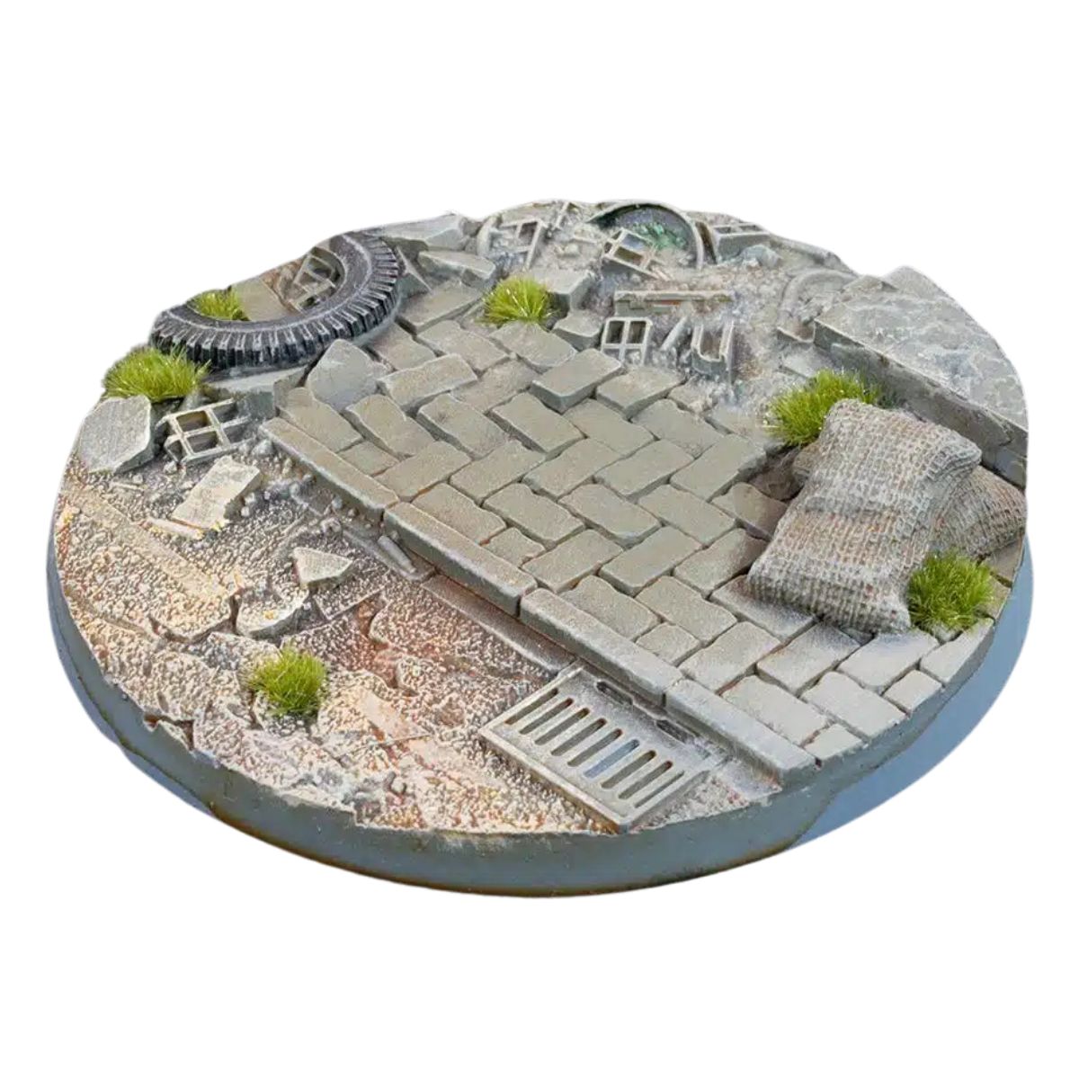 Gamers Grass Urban Warfare Bases, Round 40mm (x5)