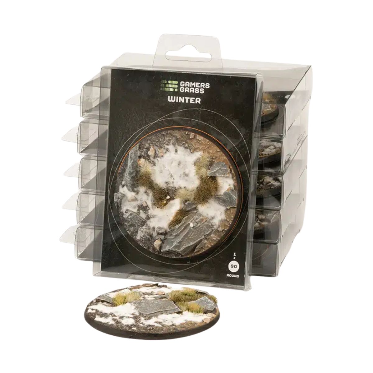 Gamers Grass Winter Bases, Round 90mm (x1)