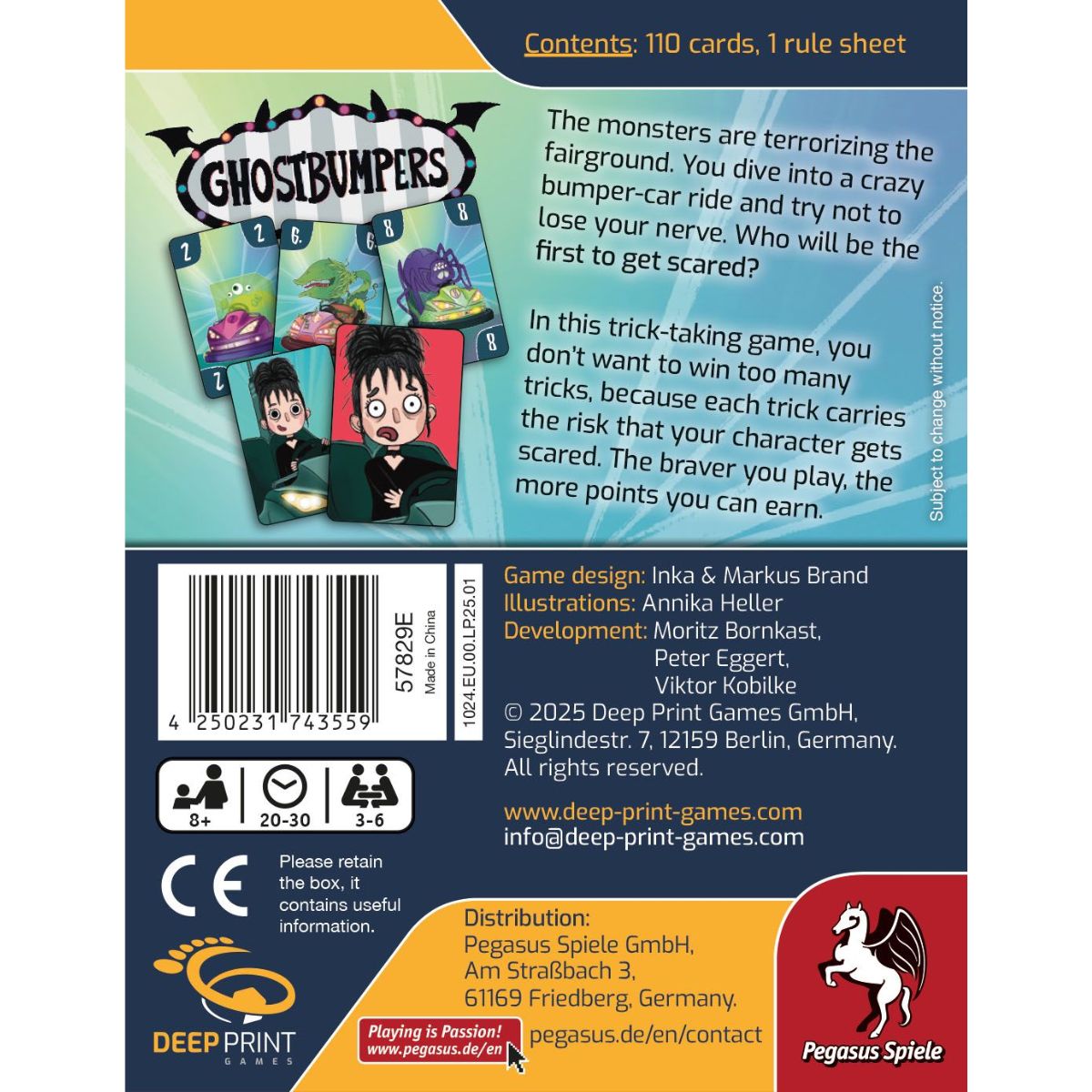 Ghostbumpers (Deep Print Games) (English Edition)