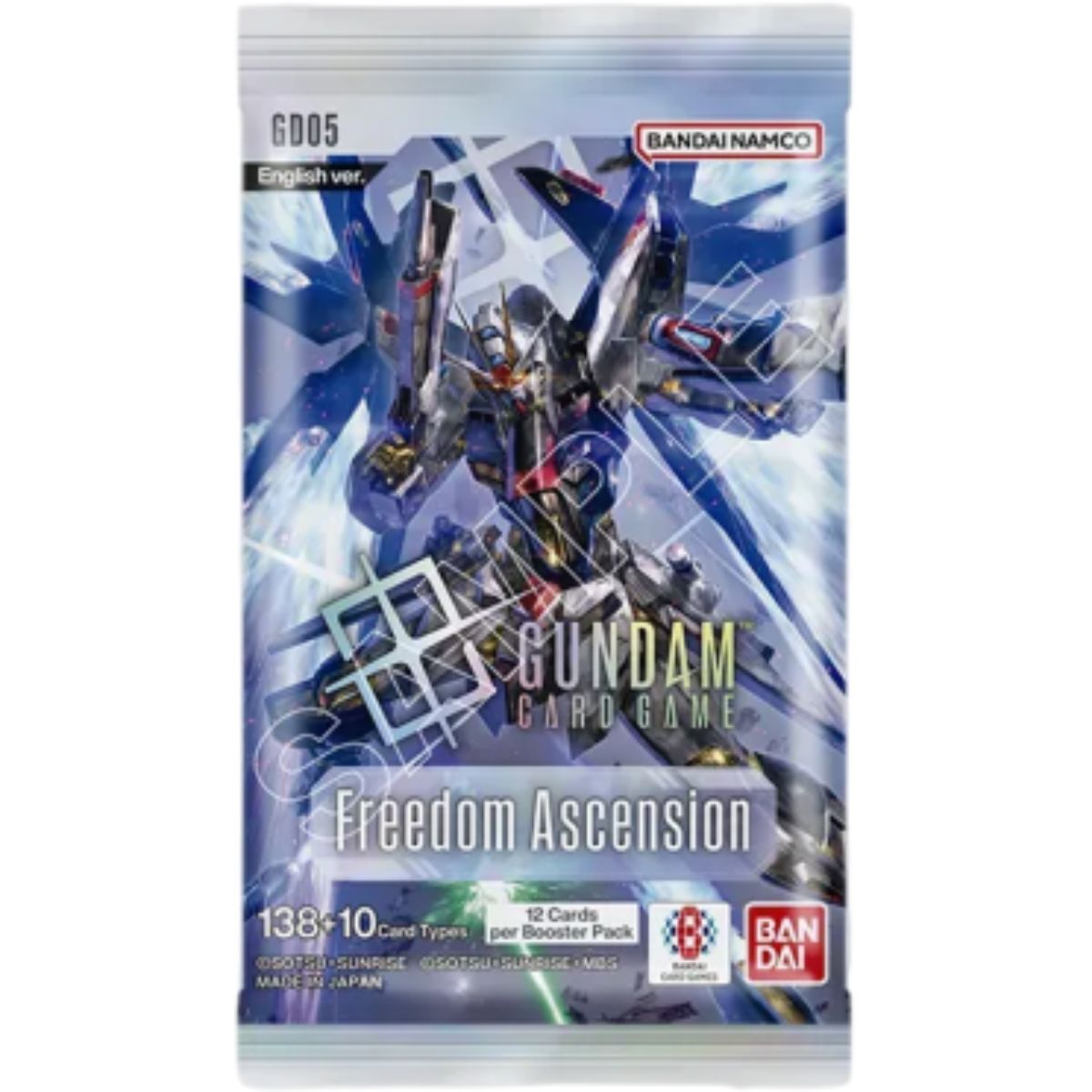 Gundam Card Game Freedom Ascension Booster Englisch