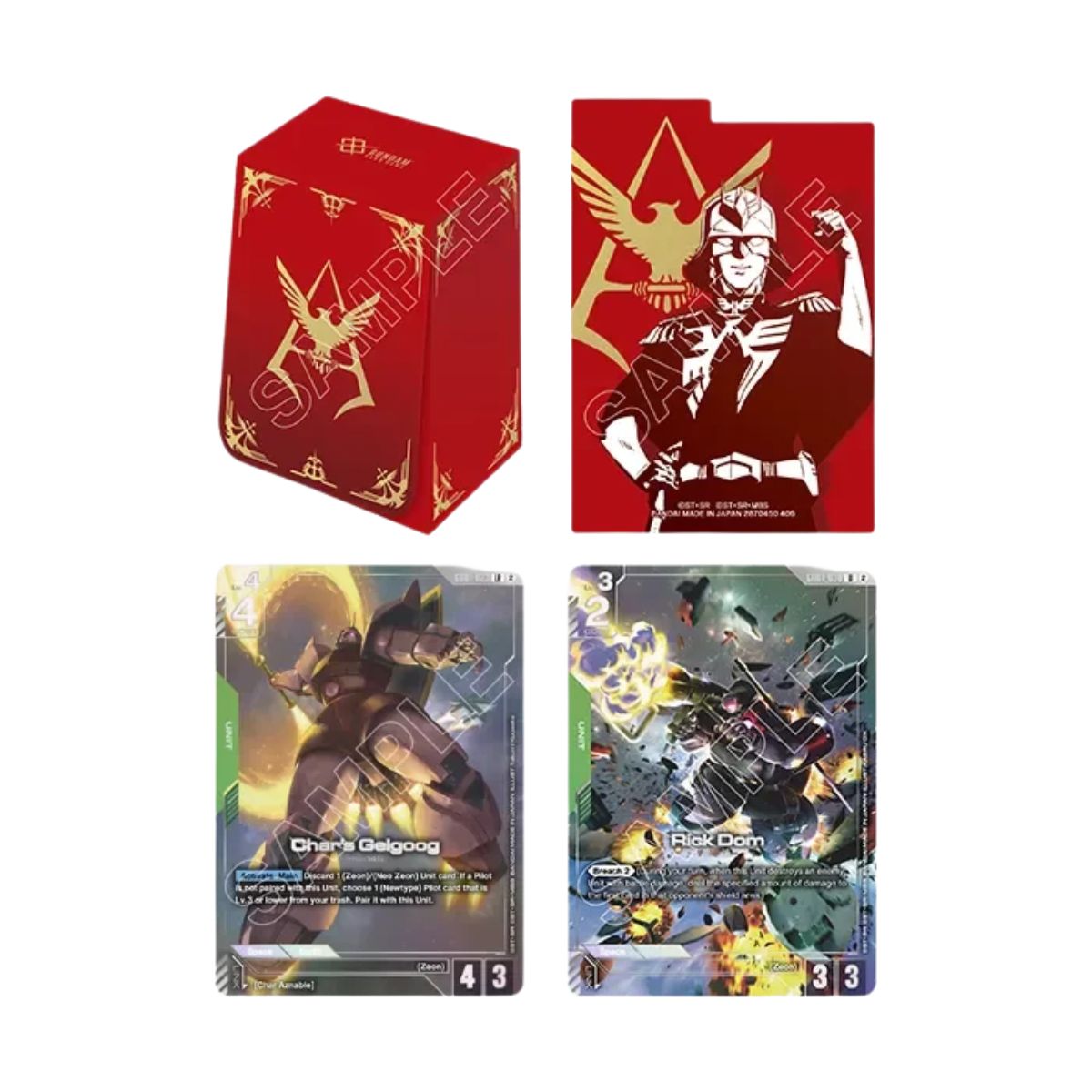 Gundam Card Game Official Card Case Set 02