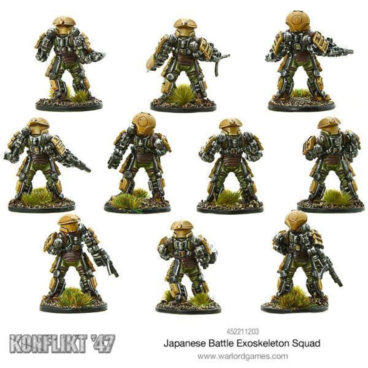 Konflikt'47 Japanese Battle Exoskeleton Squad