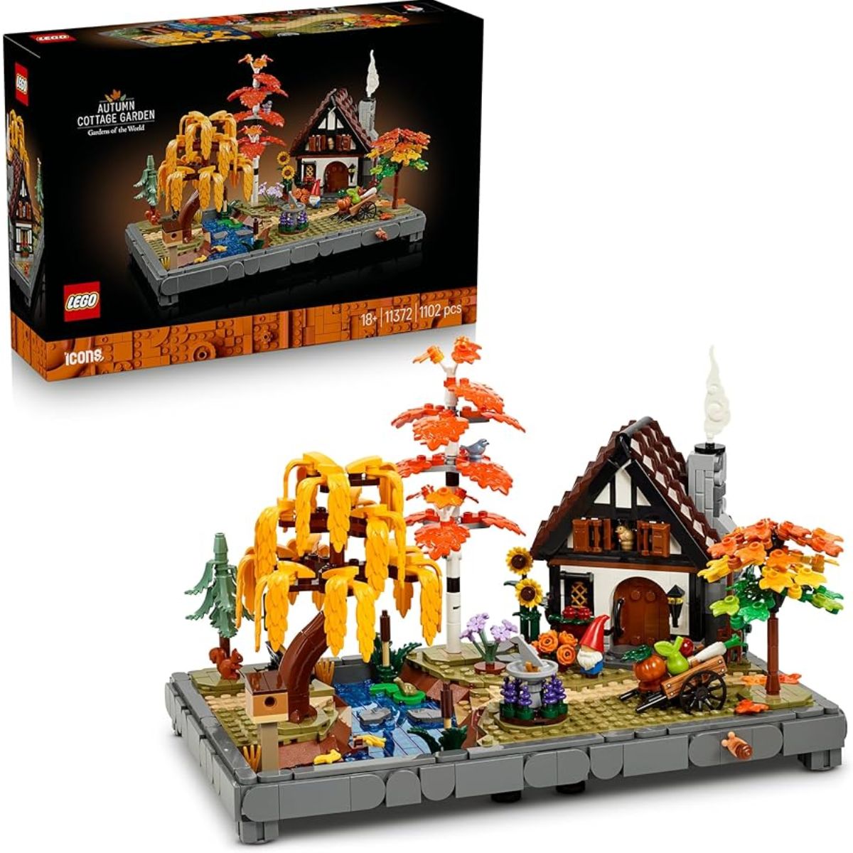 LEGO Icons Herbstlicher Landhausgarten