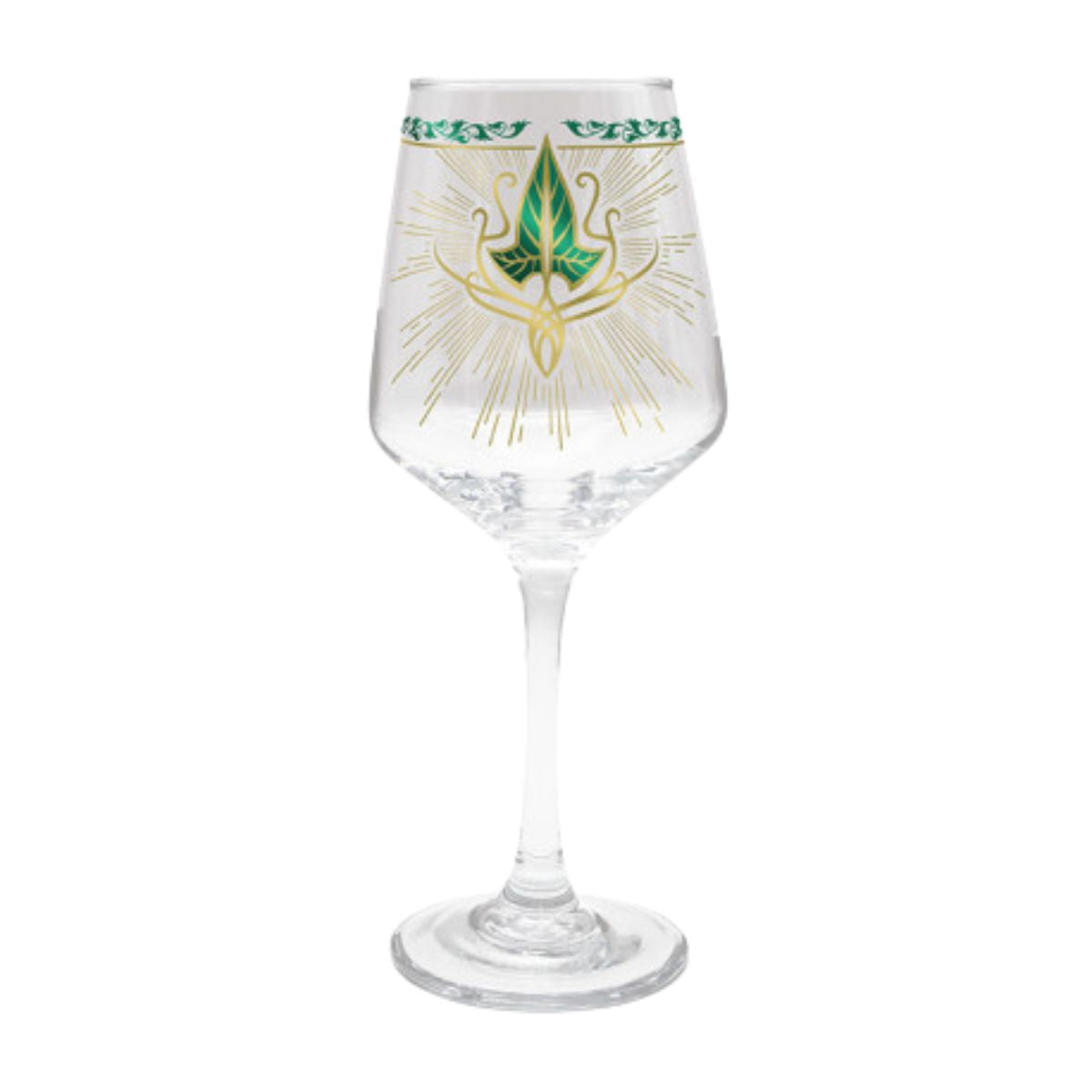 Lord of The Rings Stemmed Glass "Lorien Leaf"