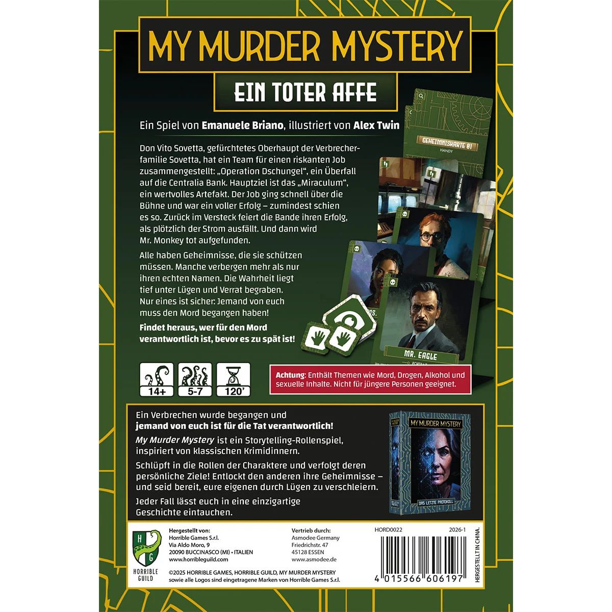 My Murder Mystery Ein toter Affe