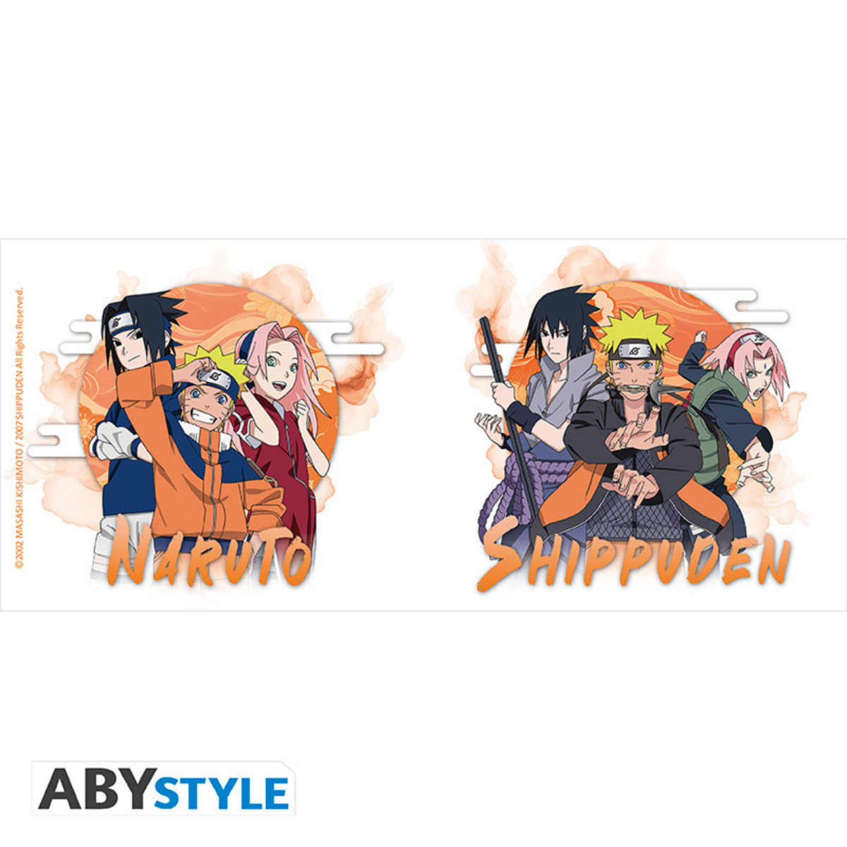 NARUTO SHIPPUDEN  Past and Present  Subli Tasse (460ml)
