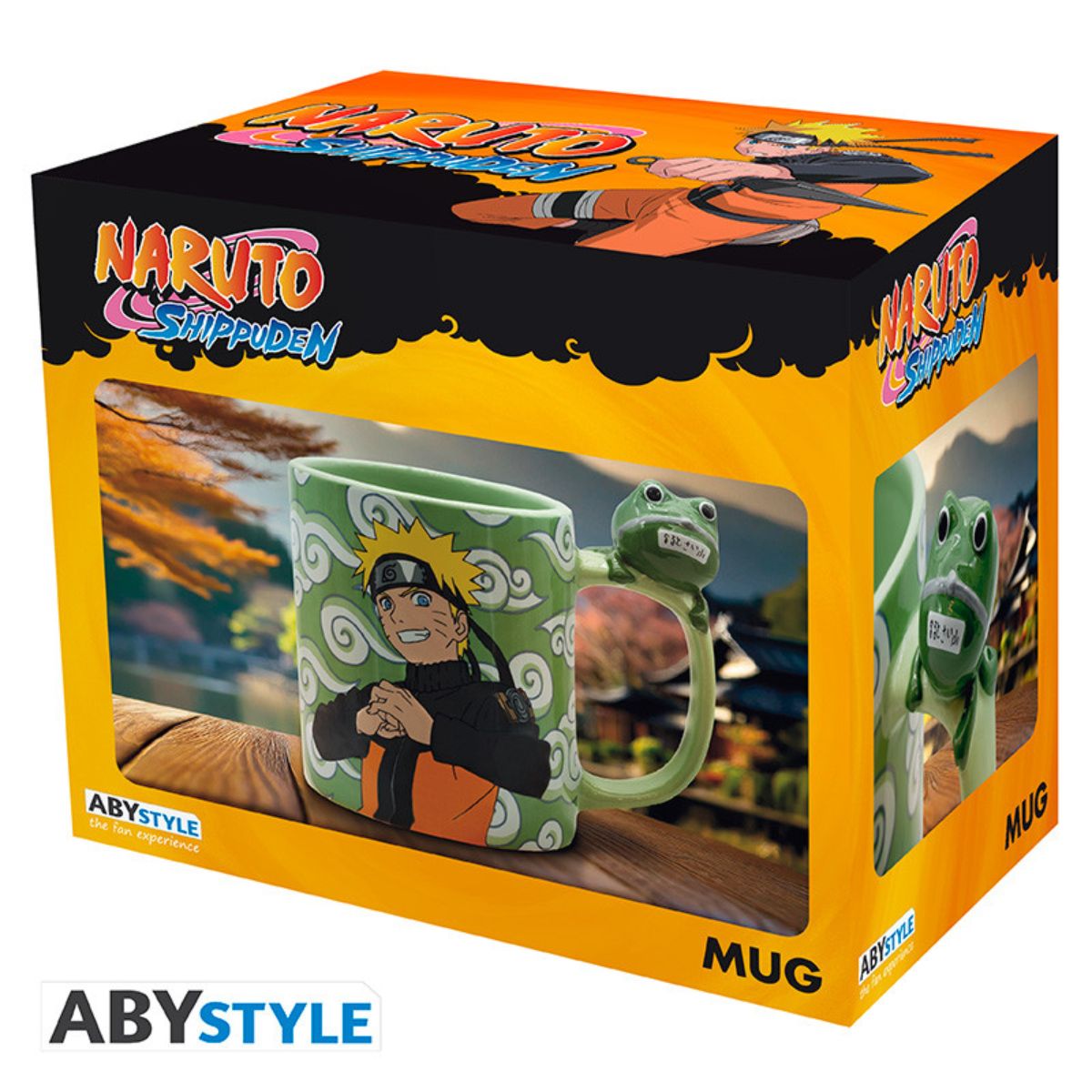 Naruto Shippuden Tasse 3D Handle Naruto And Gama-Chan