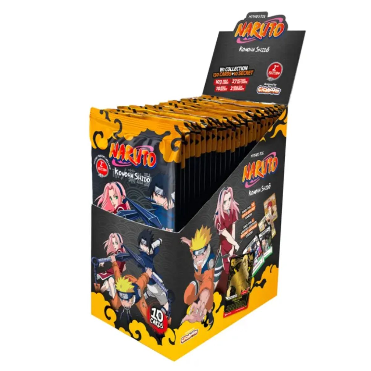 Naruto TCG  First Set 2nd Edition Display
