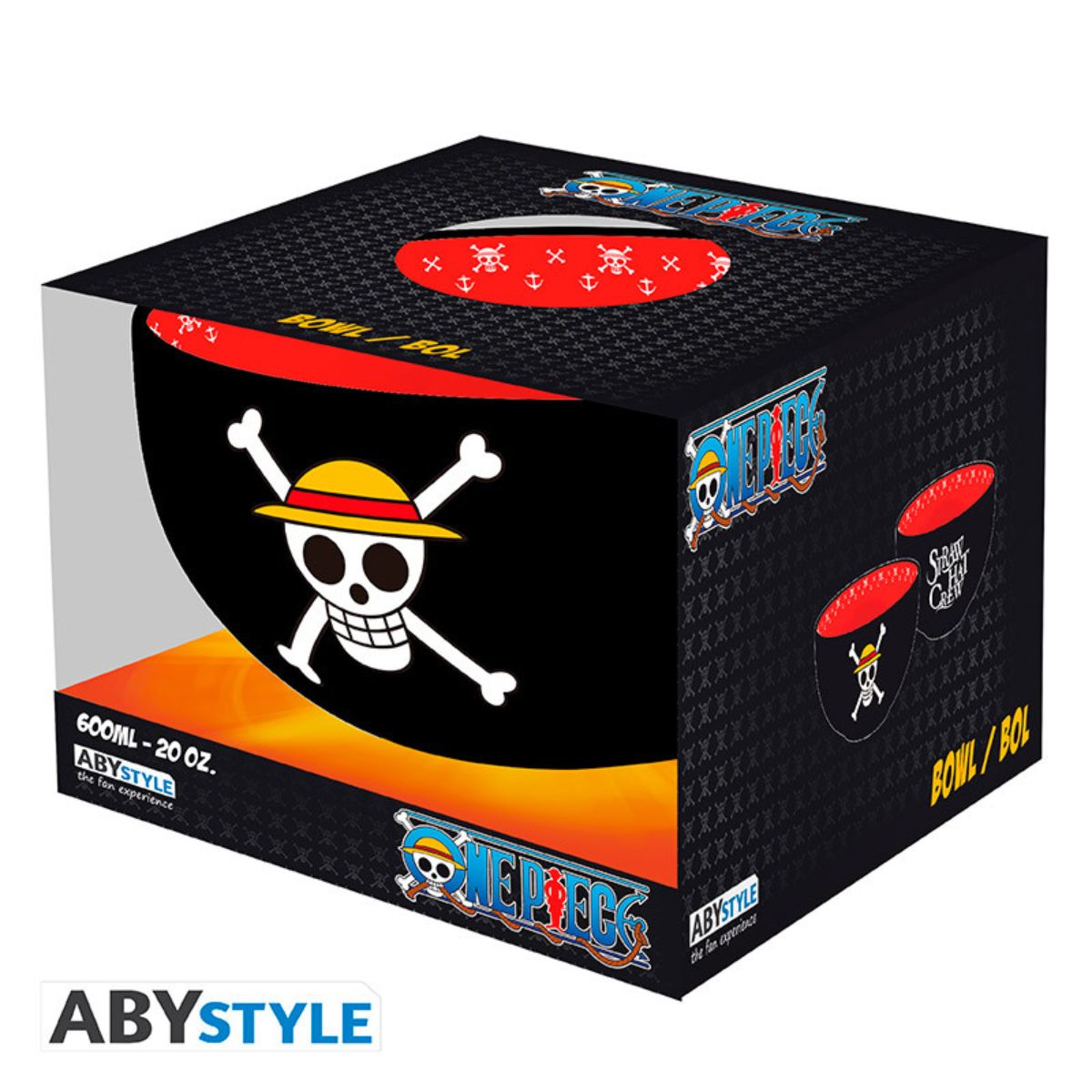 One Piece Bowl 600ml Skulls