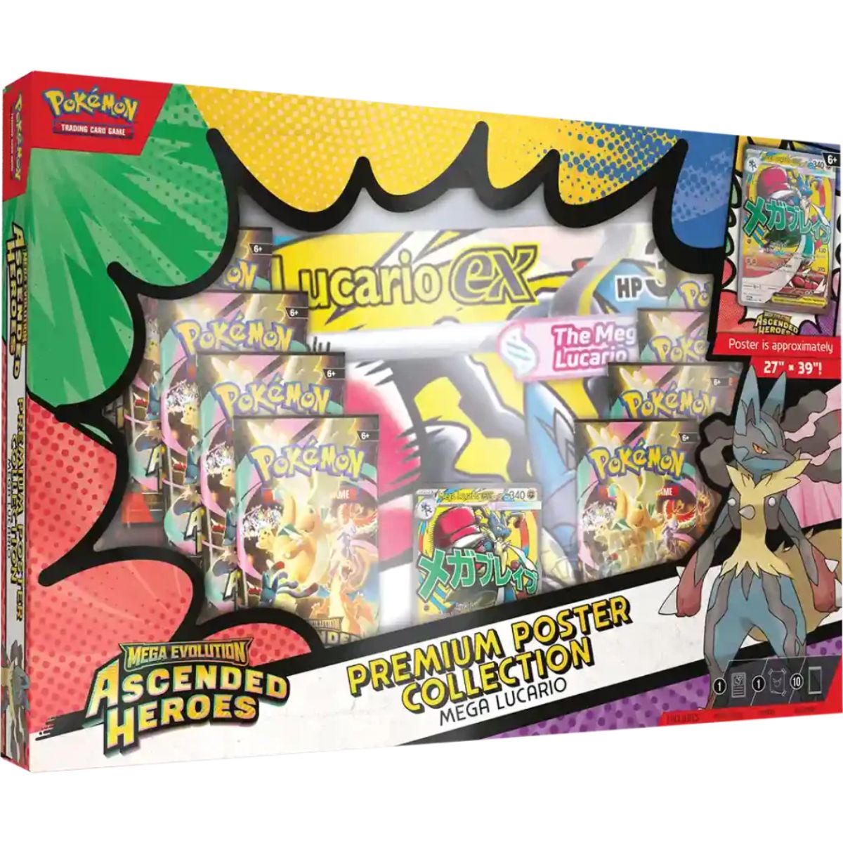 Pokémon Premium Poster Collection Mega Lucario Englisch