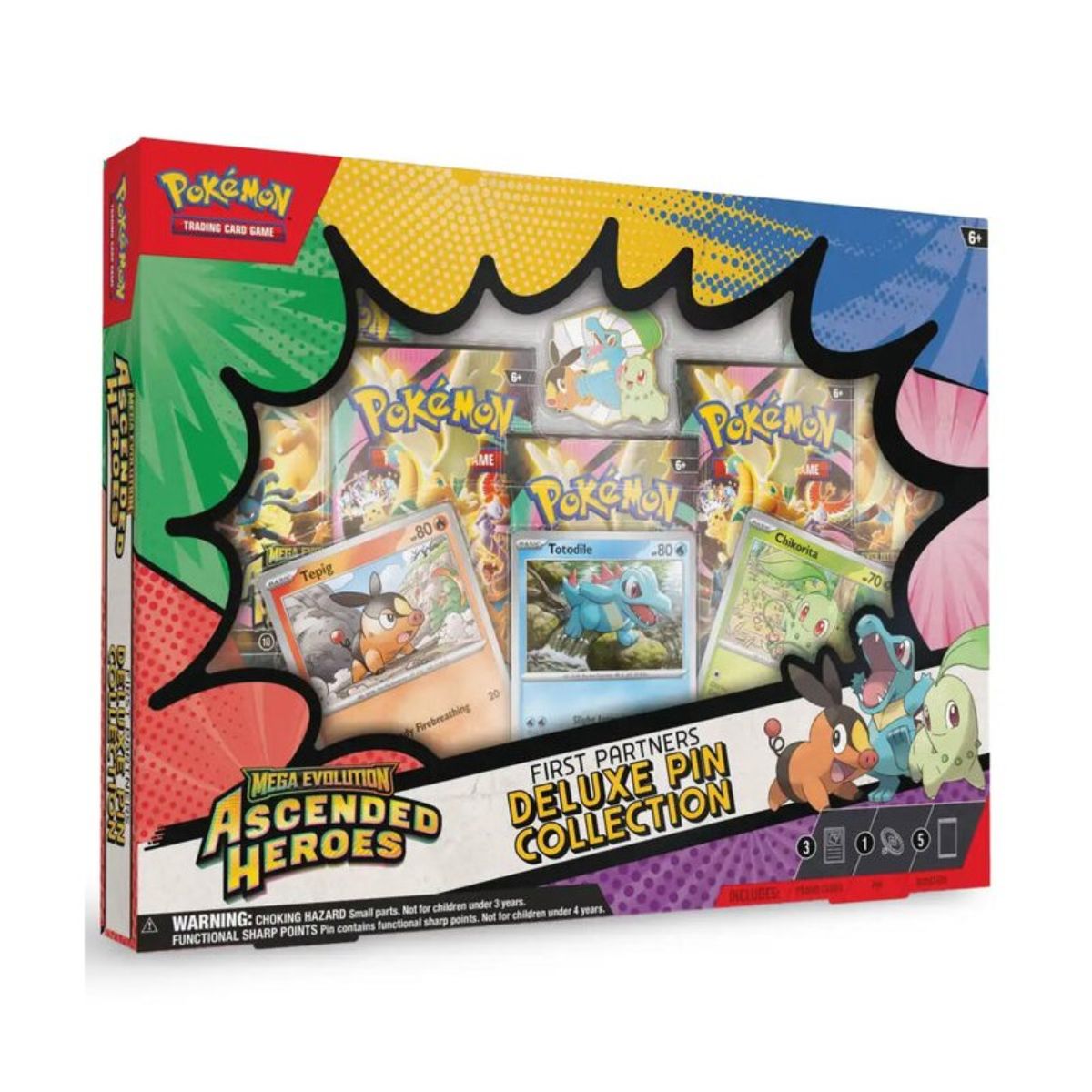 Pokémon Ascended Heroes Deluxe Pin Kollektion First Partners Englisch